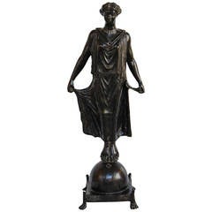 19th Century Bronze Statue of Female Figure, in the Style of G. Nisini, Roma 11