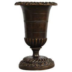 Miniature Bronze urn in Campana Form