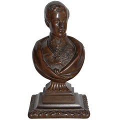 Used Bronze Bust of the Prince Regent, 19th Century