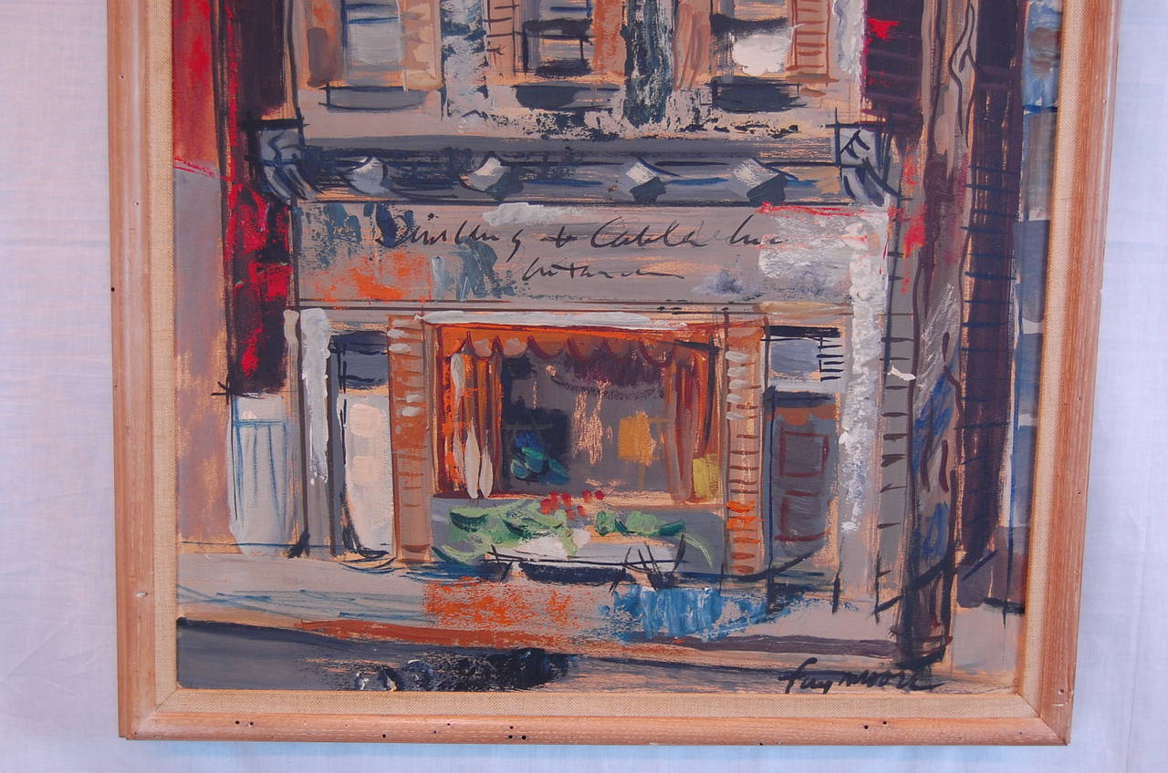 Peint à la main Peinture d'origine de Fay Moore, Pittsburgh