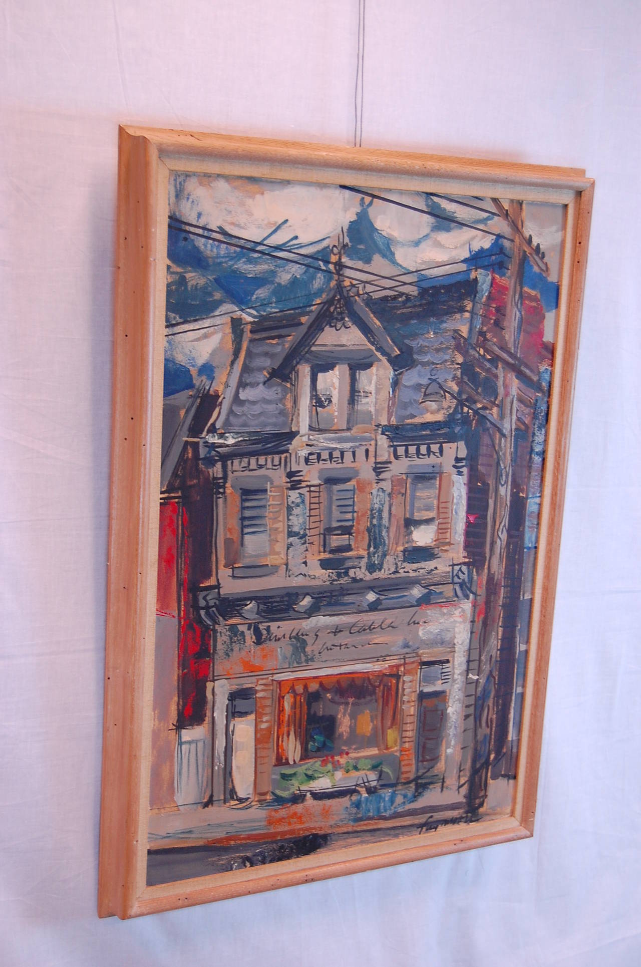 Acrylic Original Fay Moore Painting, Pittsburgh