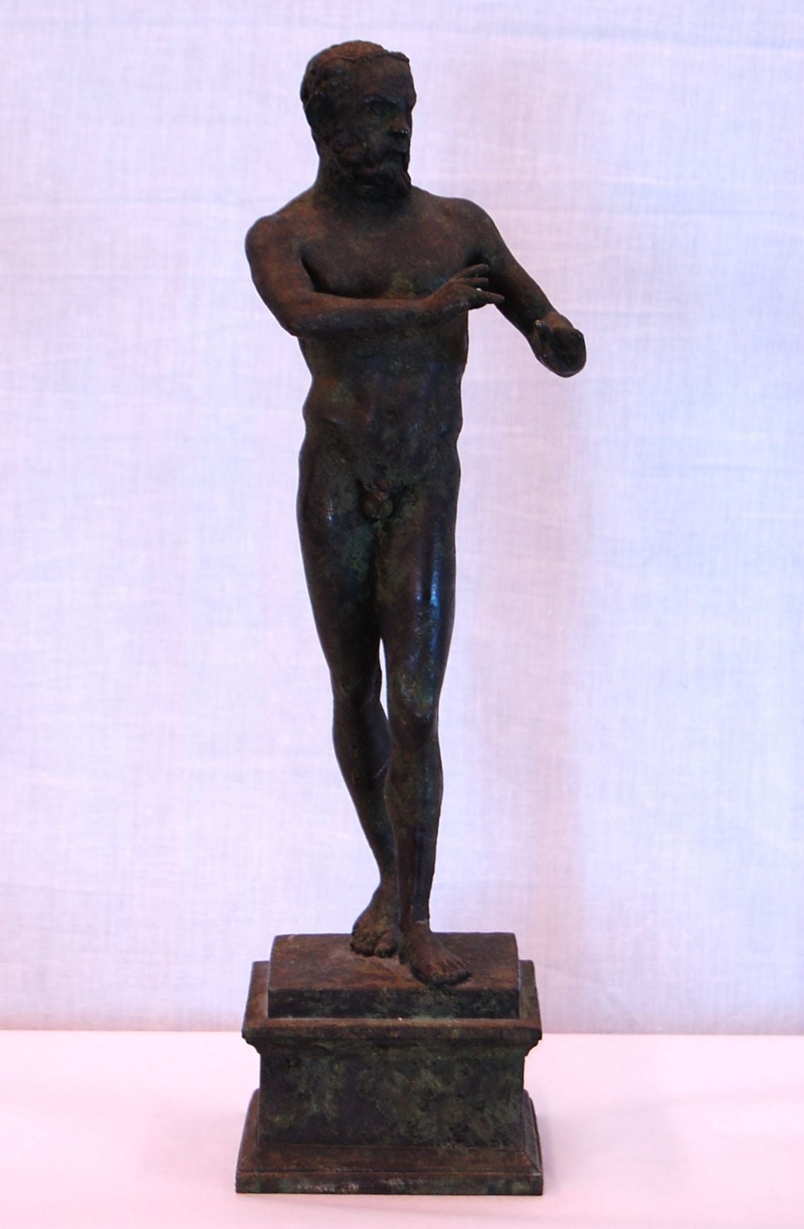 Classical figure standing 12 7/8