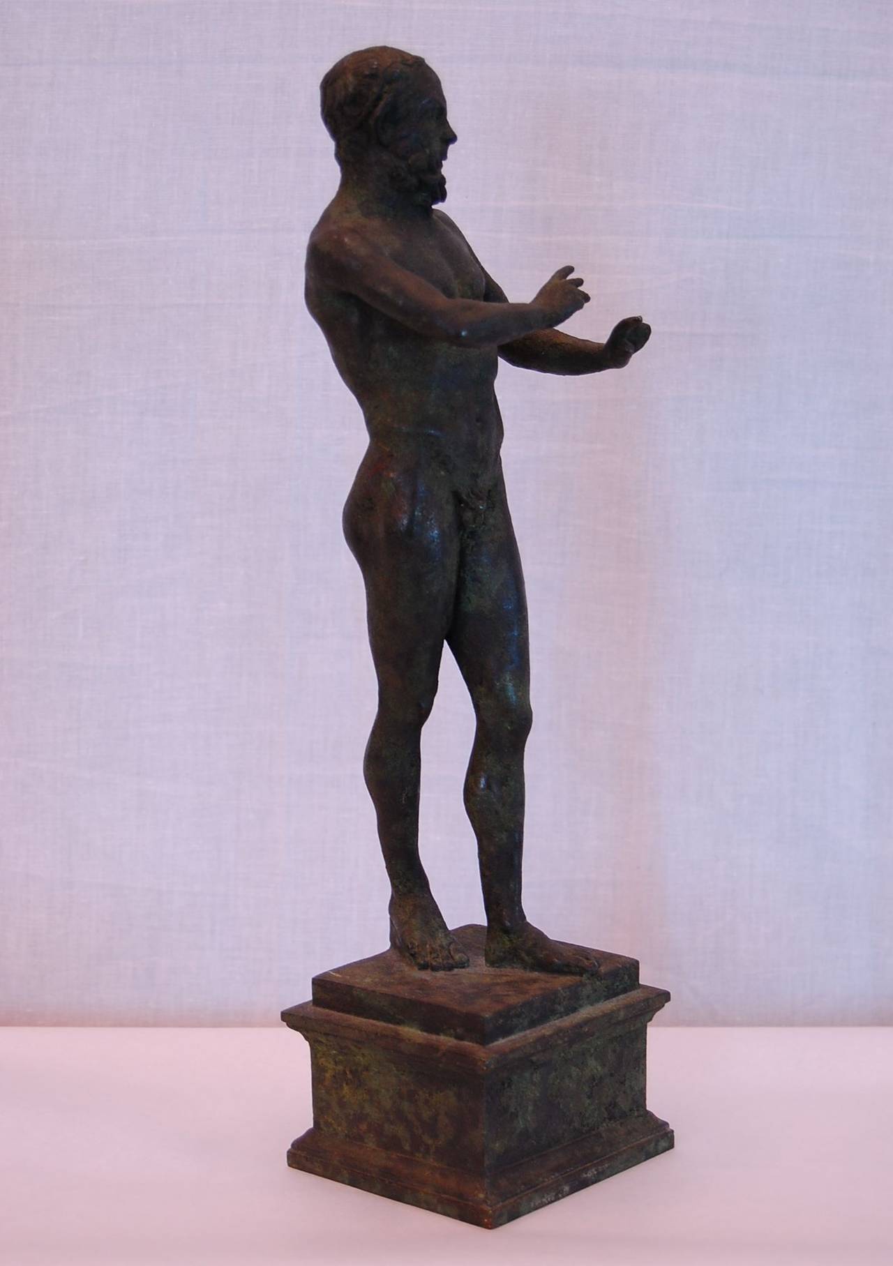 Italian Mid-19th Century Bronze Sculpture of a Satyr
