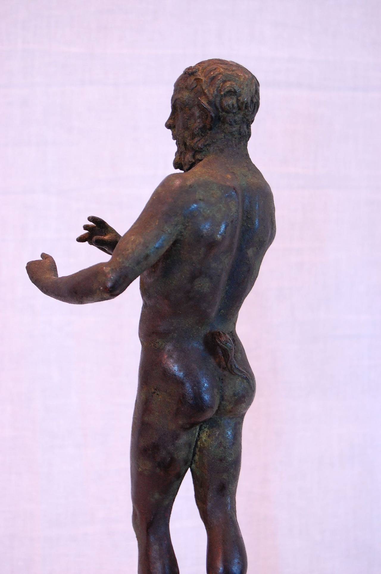 Mid-19th Century Bronze Sculpture of a Satyr 1