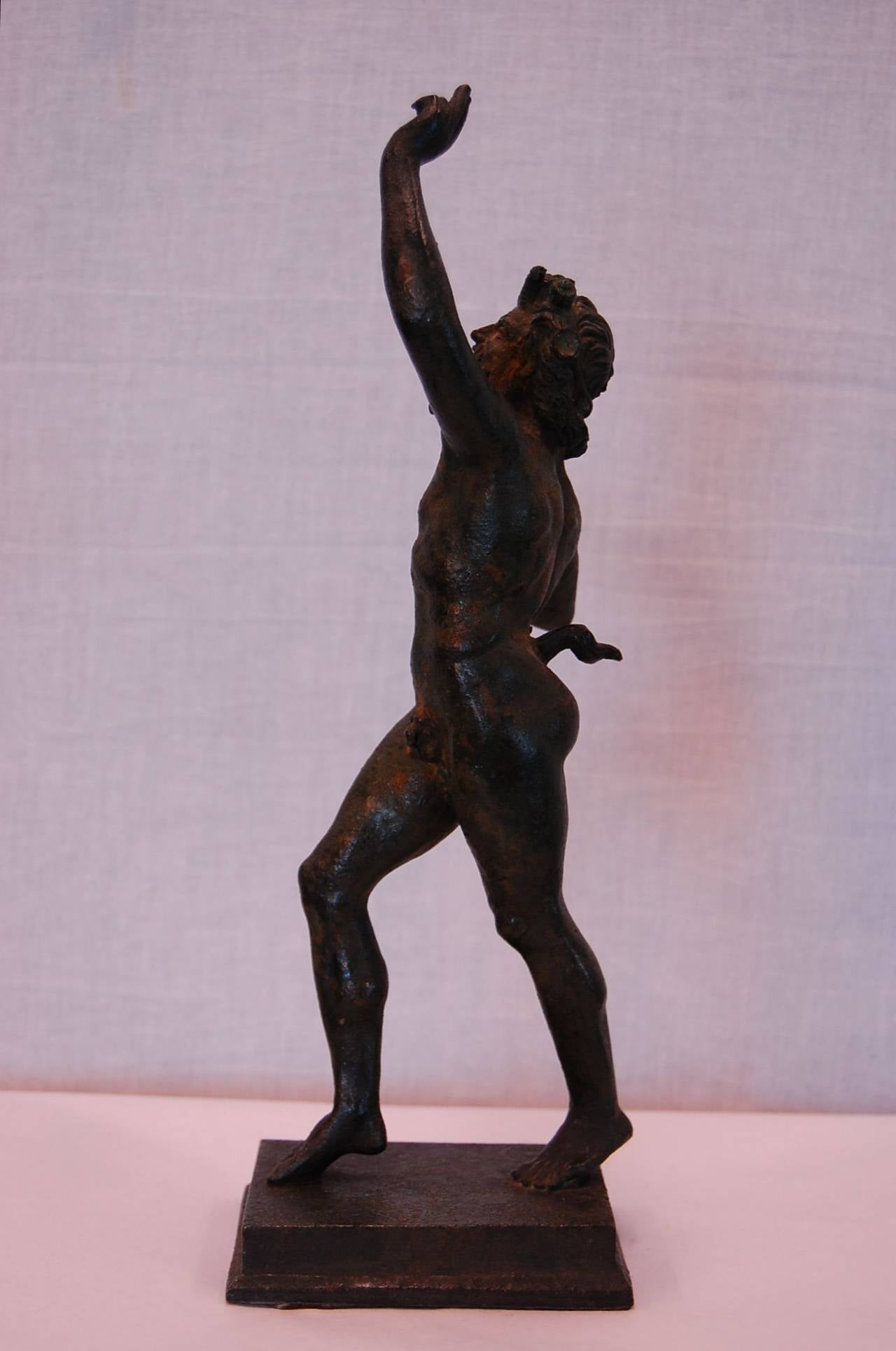 Italian 19th Century Bronze of Dancing Faun, J. Chiurazzi & Fils', Naples
