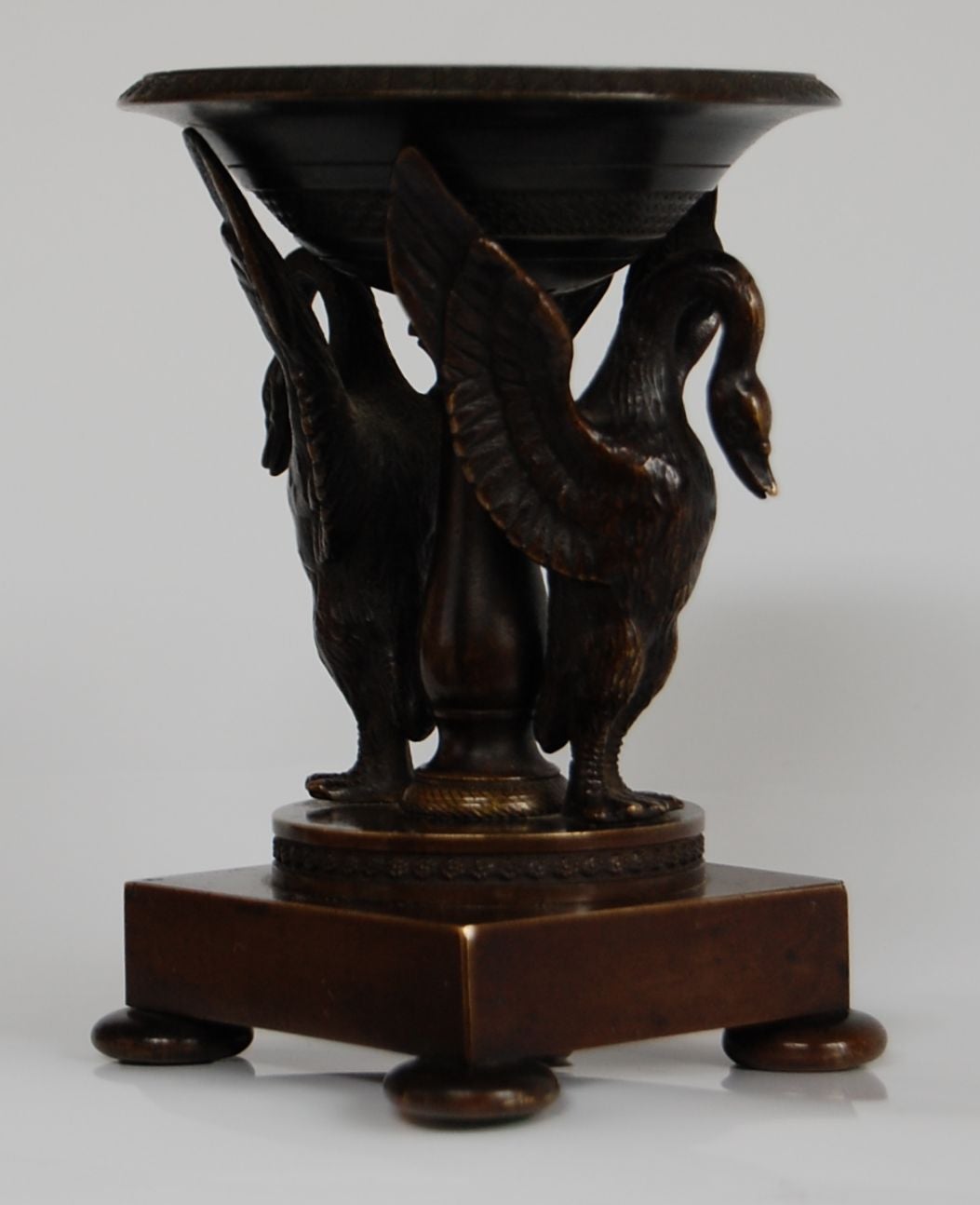 Cast 19th Century Miniature Bronze Incense Burner For Sale