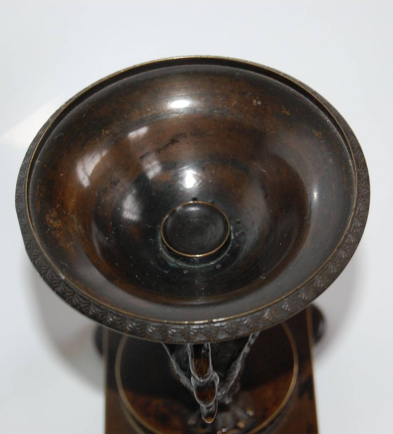 19th Century Miniature Bronze Incense Burner For Sale 3