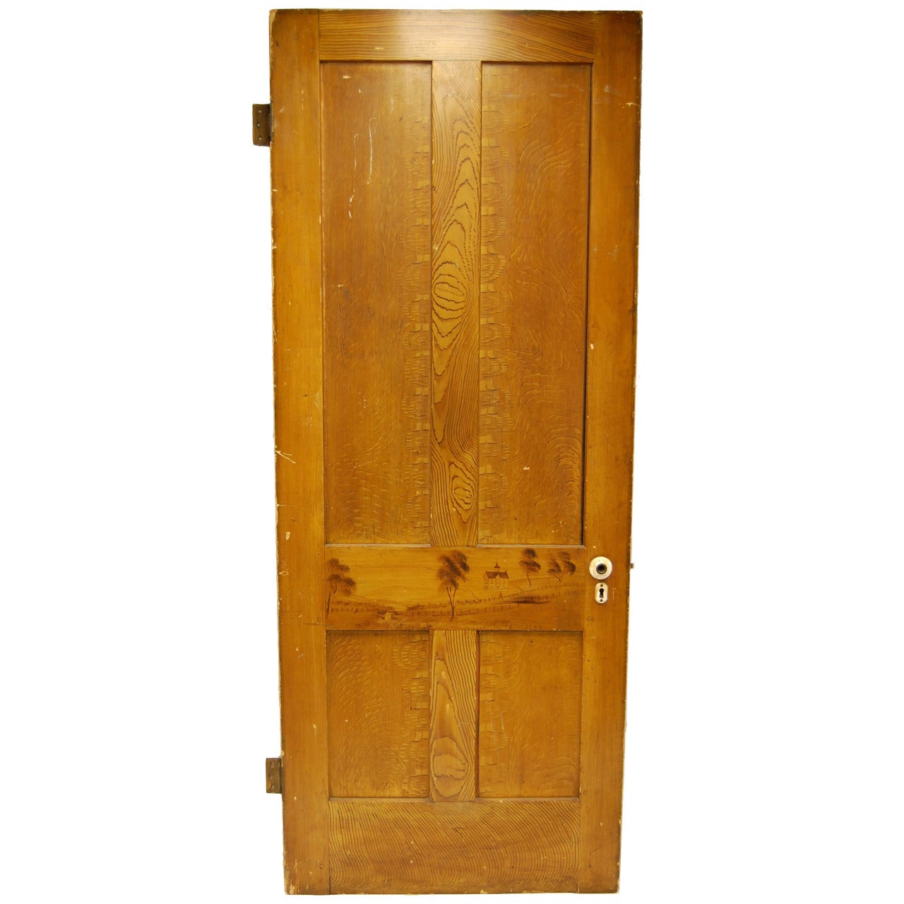 Early 19th Century American Decorated Interior Door