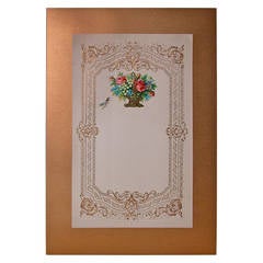 Large Mid-19th Century Valentines Card in Custom Mat 6