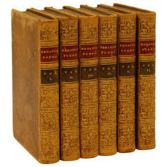 Antique Set of 6 Books "Poems of Felicia Hemans" Published 1851
