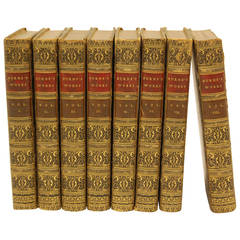 Set of Eight " The Works of Robert Burns; with His Life" by Allan Cunningham