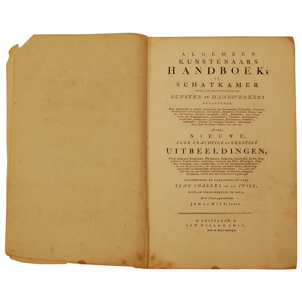Antique Book, "General Artists Handbook of Treasury" For Sale