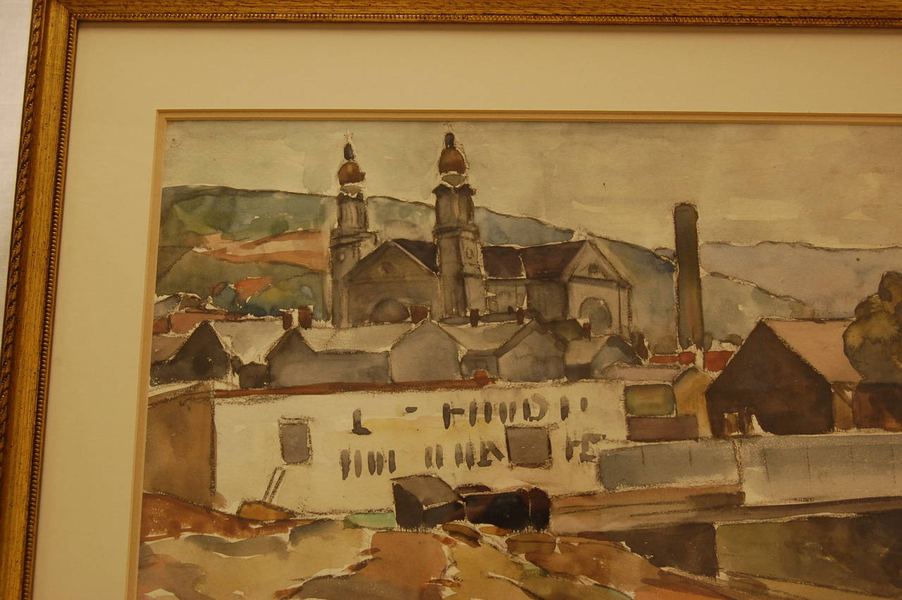 William Robert Shulgold Watercolor, Early to Mid-20th Century For Sale 2