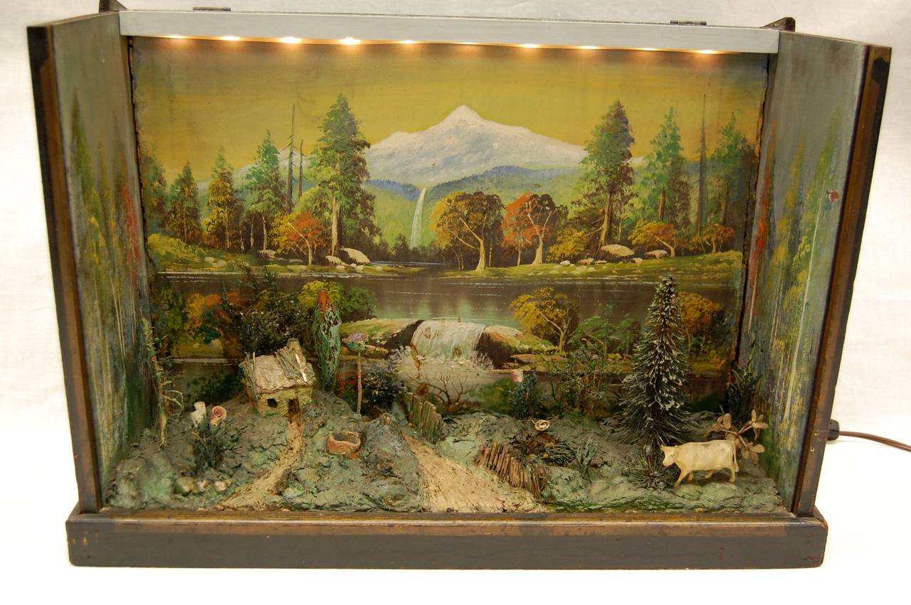 farmhouse diorama