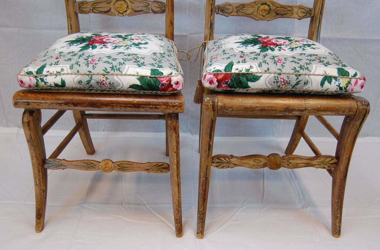 Two 19th Century American Side Chairs, Baltimore, circa 1820-1835 In Excellent Condition In Pittsburgh, PA
