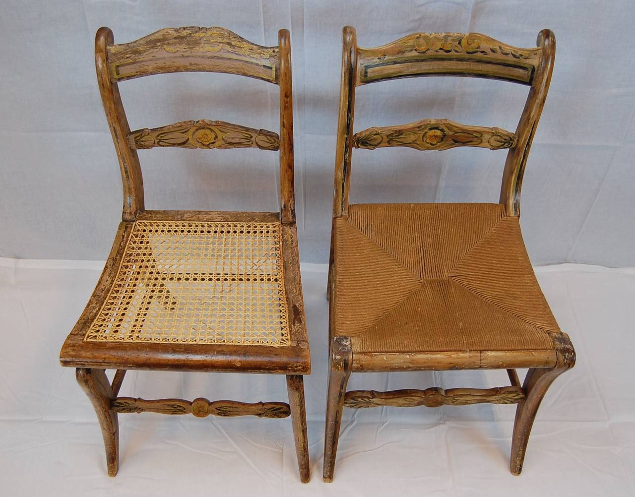 Two 19th Century American Side Chairs, Baltimore, circa 1820-1835 4
