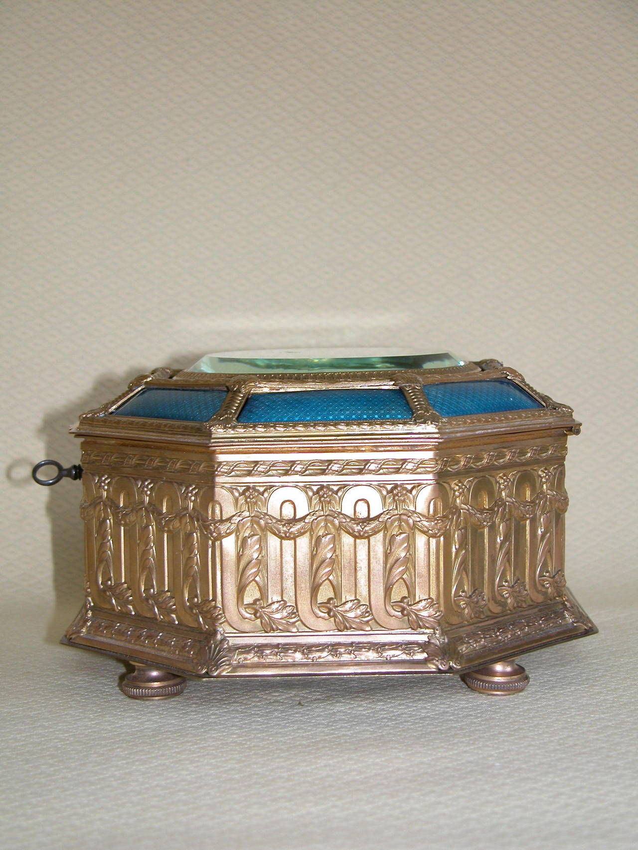 19th Century Gilt Metal French Box 2