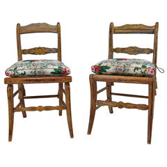 Two 19th Century American Side Chairs, Baltimore, circa 1820-1835