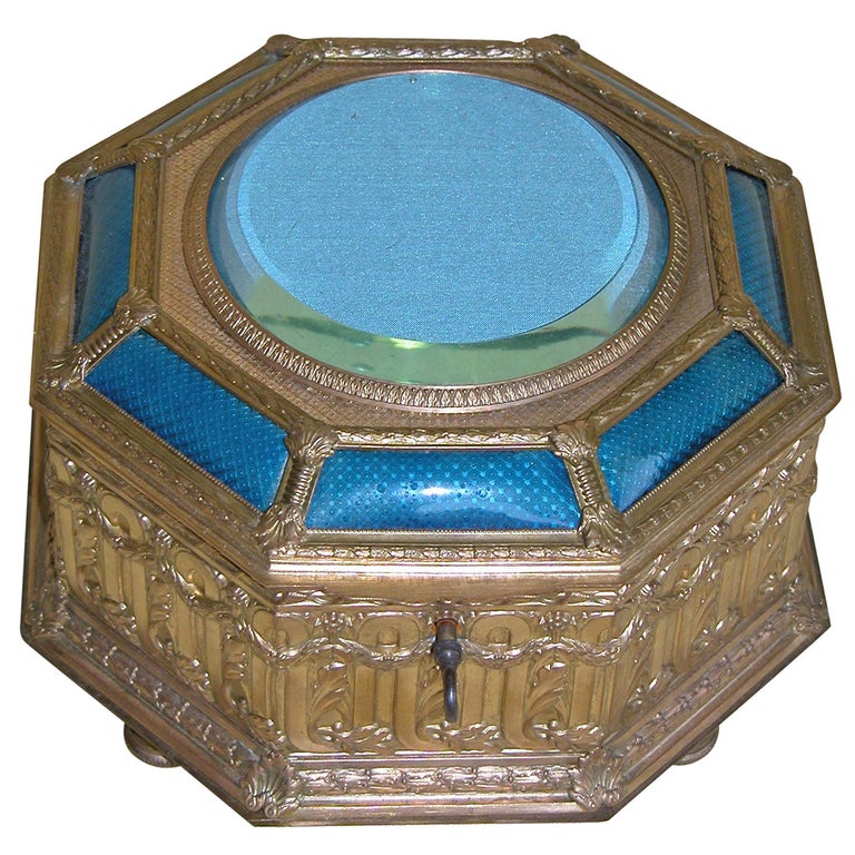 19th Century Gilt Metal French Box at 1stDibs