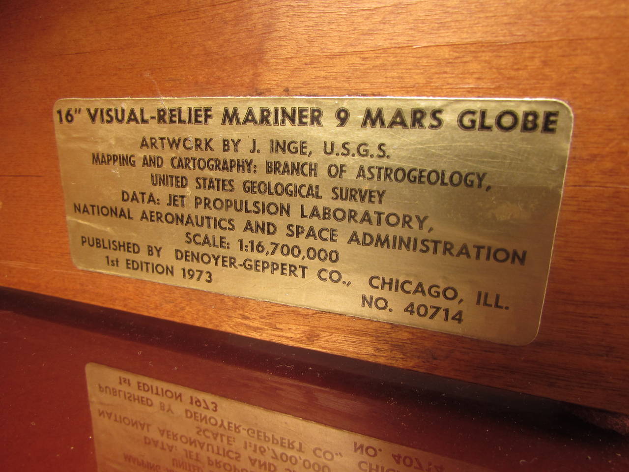 mars globe decor