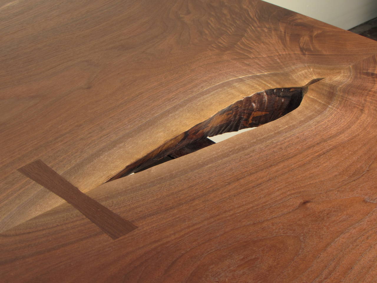 Dramatic Live Edge Black Walnut Dining Table, Handcrafted by Barry Block, 2014 3