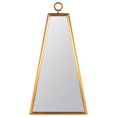 Trapezoidal Gilded Mirror in the Style of Tommi Parzinger