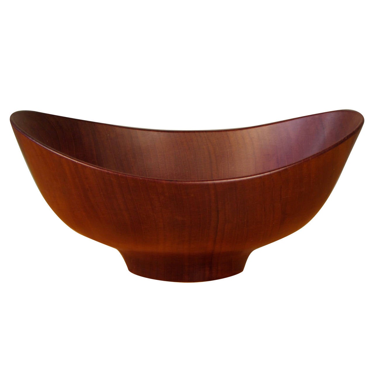 Large Decorative Biomorphic Teak Bowl by Finn Juhl, Denmark 1950s at