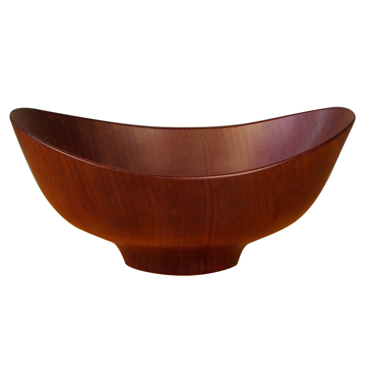 Large Decorative Biomorphic Teak Bowl by Finn Juhl, Denmark 1950s