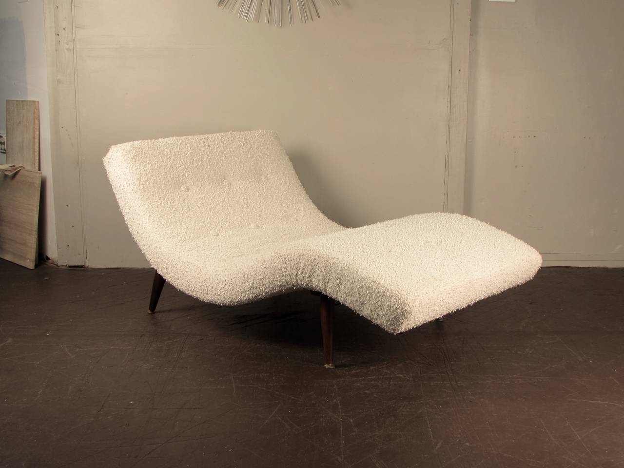 Mid-20th Century Undulating Wave Chaise Lounge by Adrian Pearsall for Craft Associates, 1960s