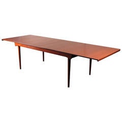 Stunning Extendable Teak Dining Table by Finn Juhl, France & Sons Model 540