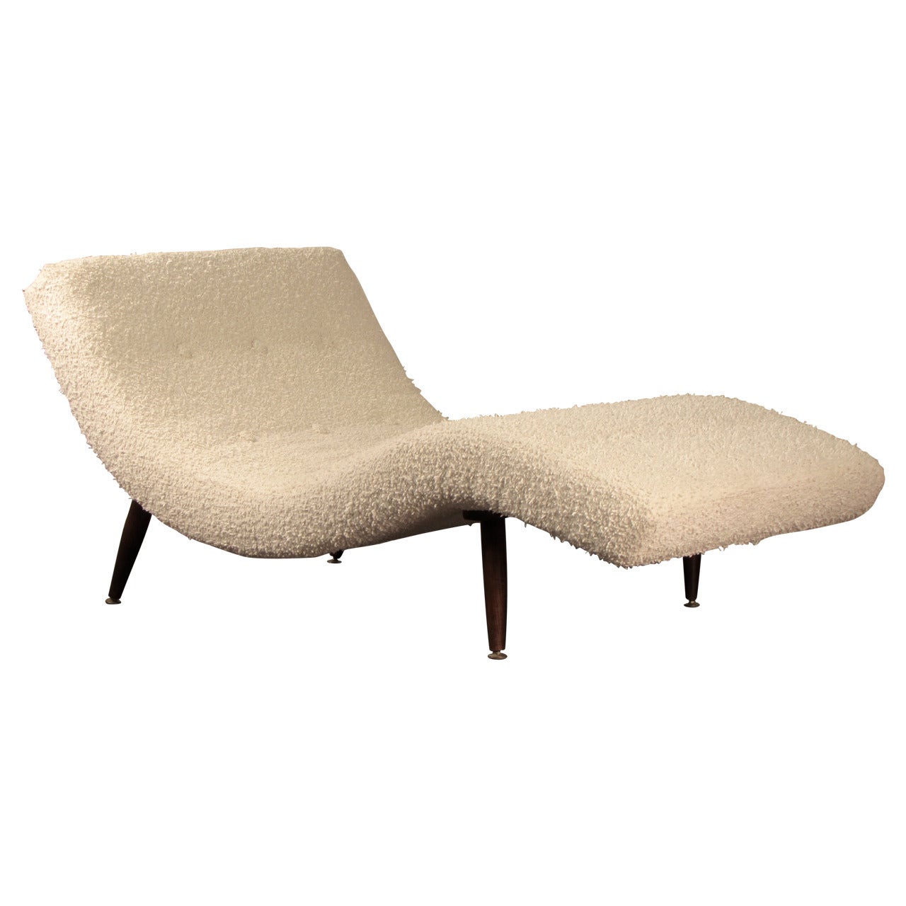 Undulating Wave Chaise Lounge by Adrian Pearsall for Craft Associates, 1960s