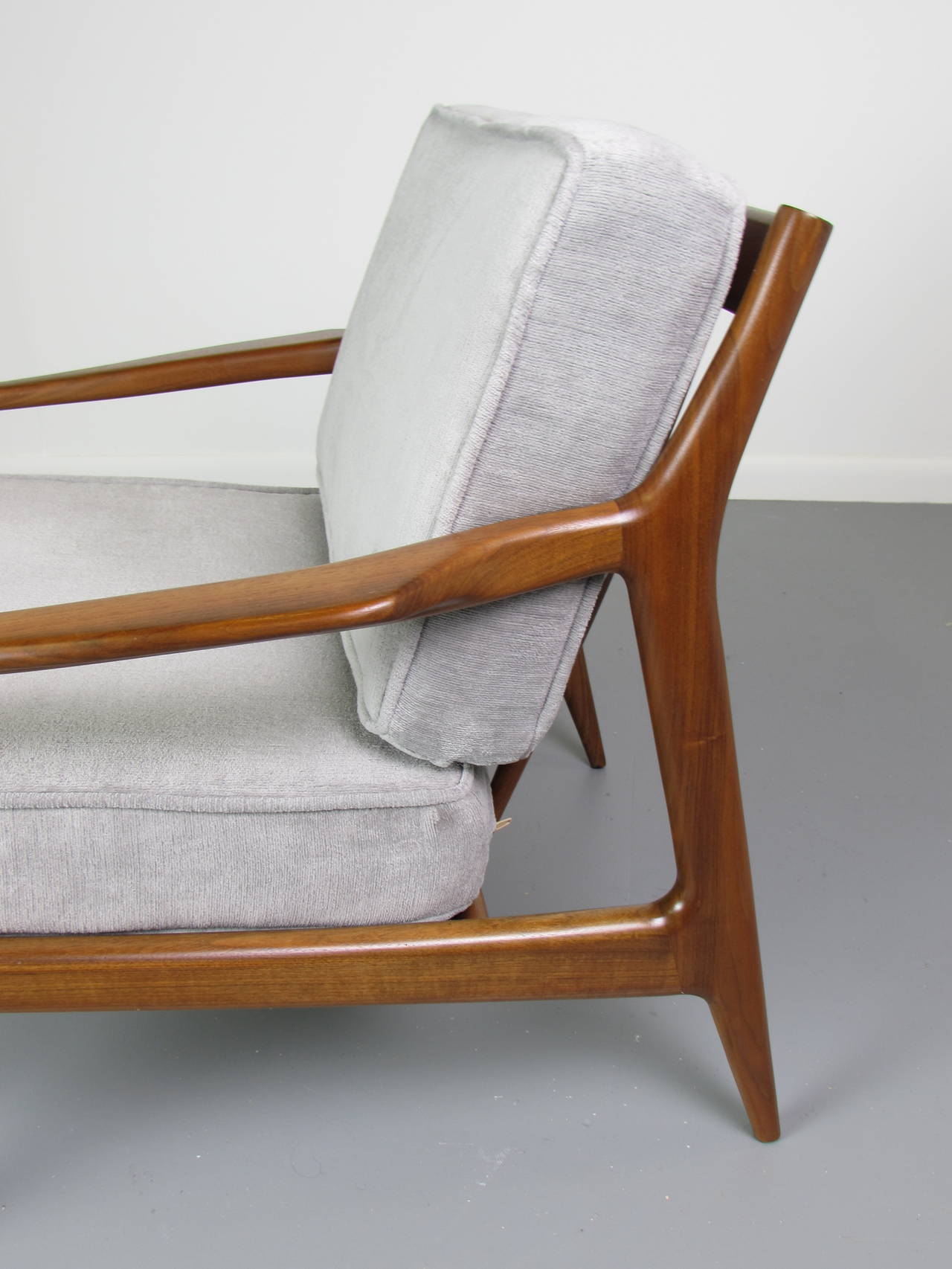 Sculptural Danish Modern Teak Lounge Chair by Ib Kofod-Larsen, 1960s 4