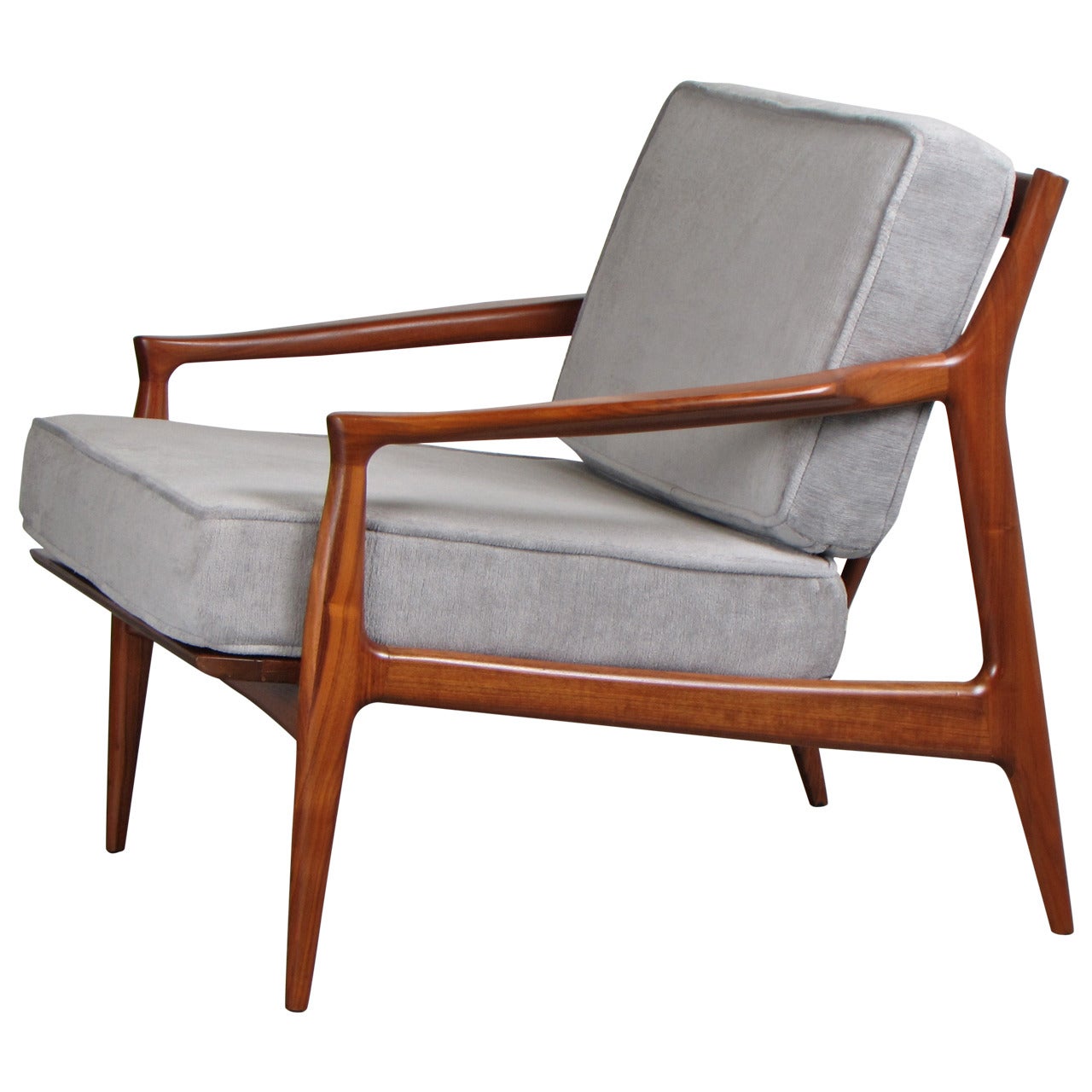 Sculptural Danish Modern Teak Lounge Chair by Ib Kofod-Larsen, 1960s