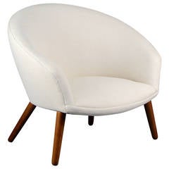 Rare Nanna Ditzel "Pot" Chair for AP Stolen, Denmark 1953