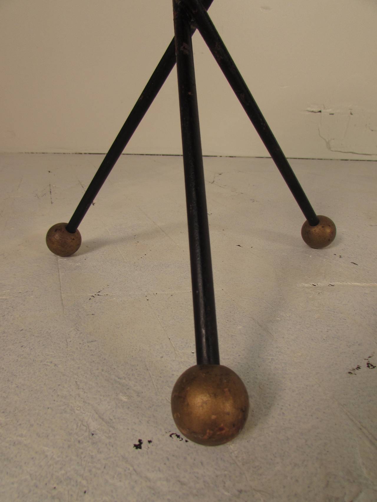 Pair of Sculptural Midcentury French Side Tables In Excellent Condition In New York, NY