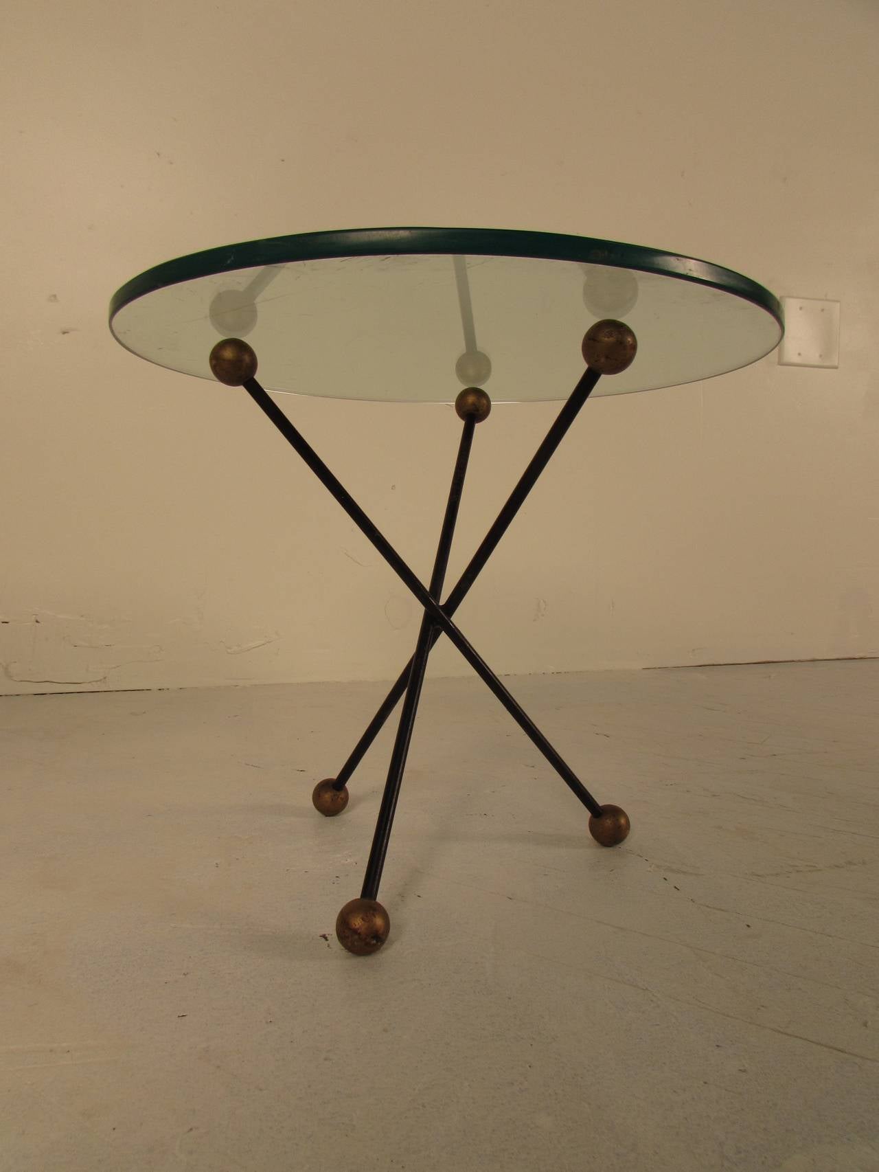 Mid-20th Century Pair of Sculptural Midcentury French Side Tables
