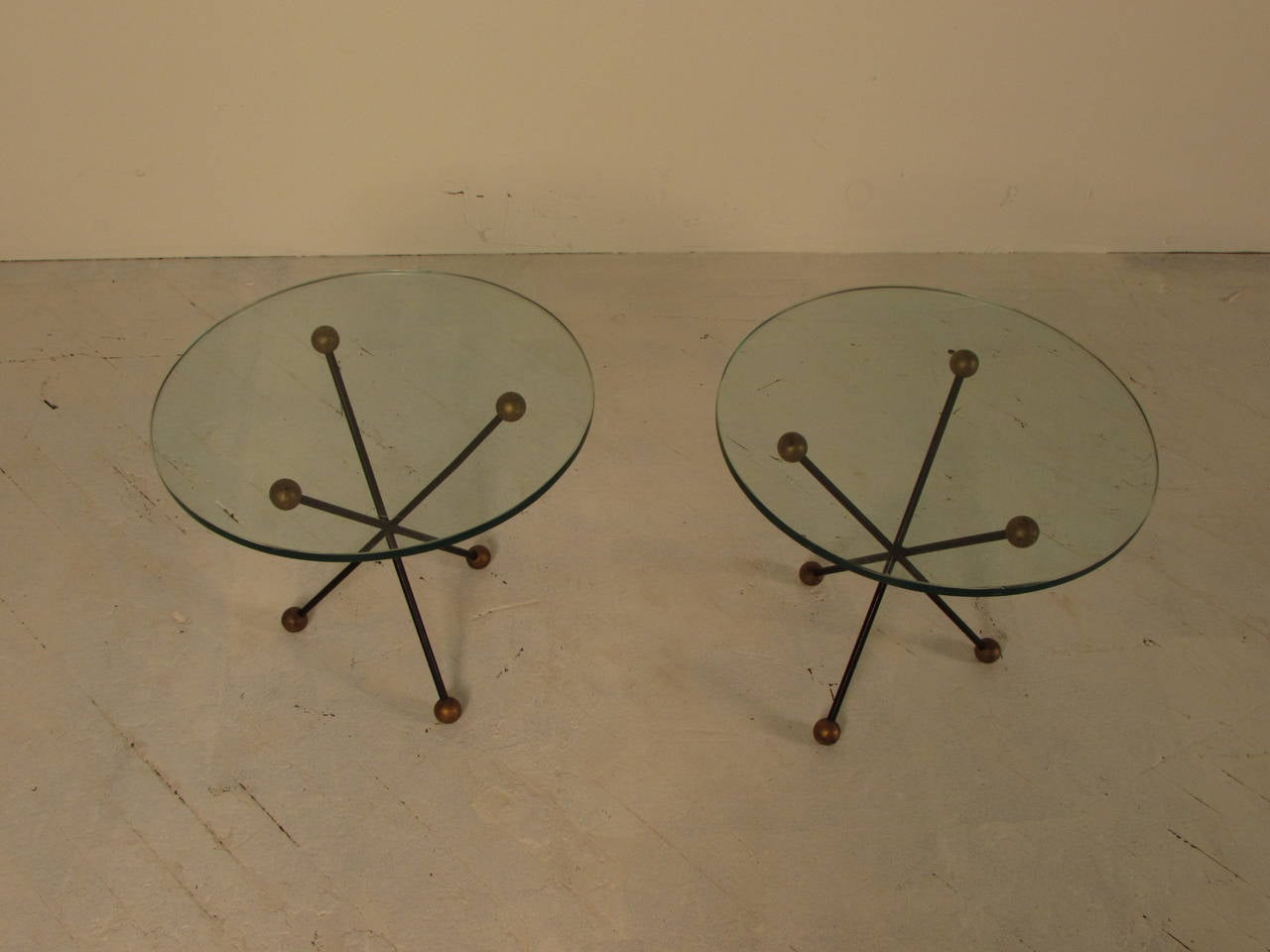 Pair of Sculptural Midcentury French Side Tables 1