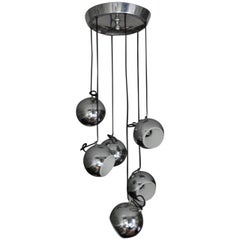 Italian Globe Chrome Pendant