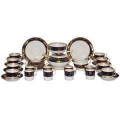 Antique Derby Tea Service for Eight