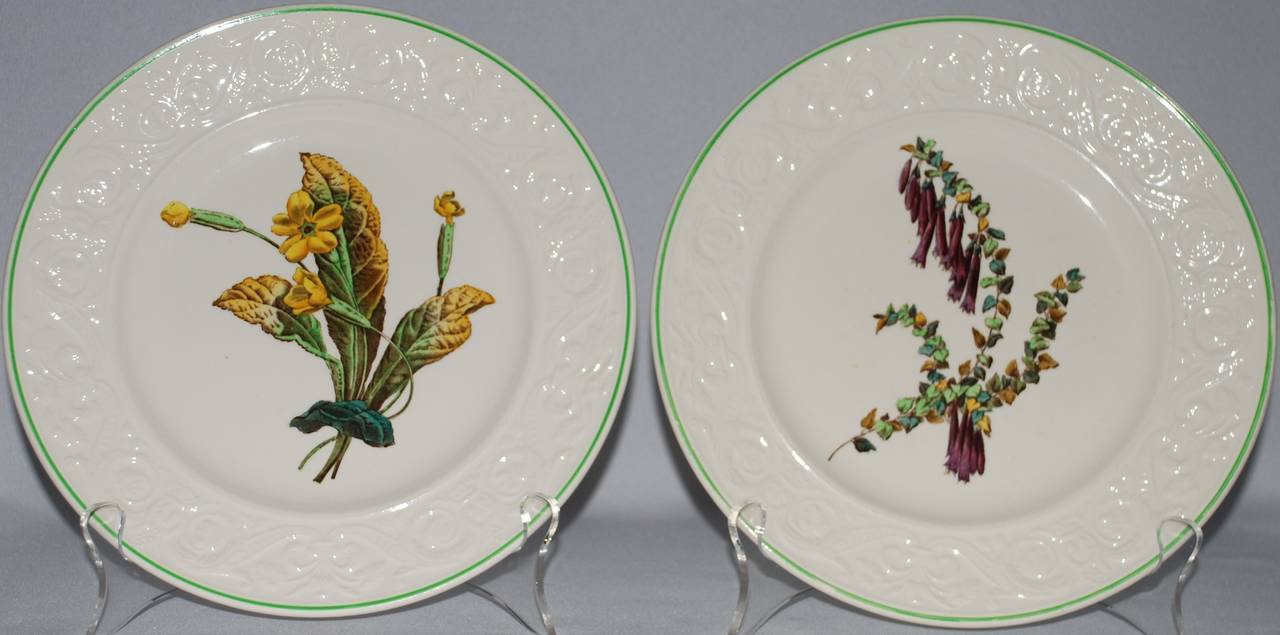 spode floral plates