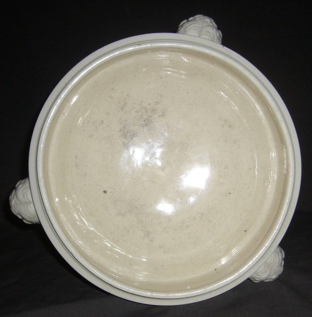 Italian Neoclassical Creamware Cachepot 2