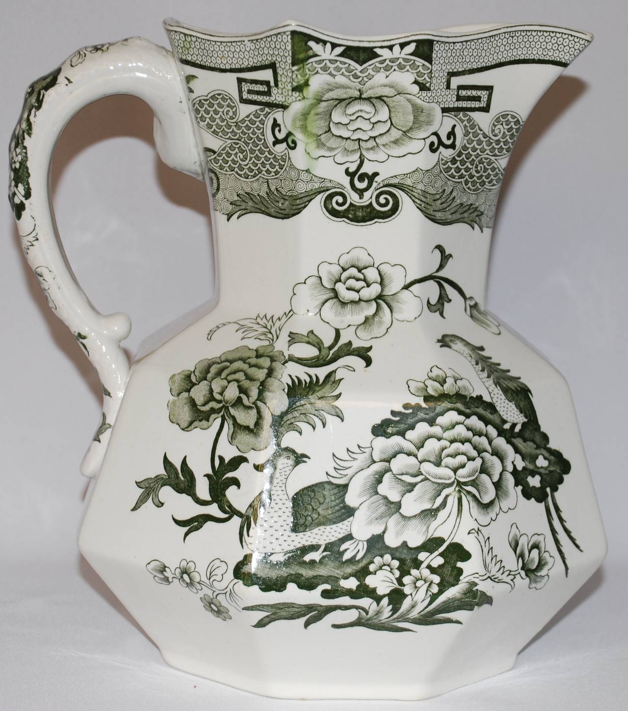 Large Mason's Pheasant Pitcher
