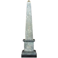 Marble Obelisk Lamp