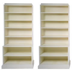 Pair of Modern Albert Hadley Bookcases