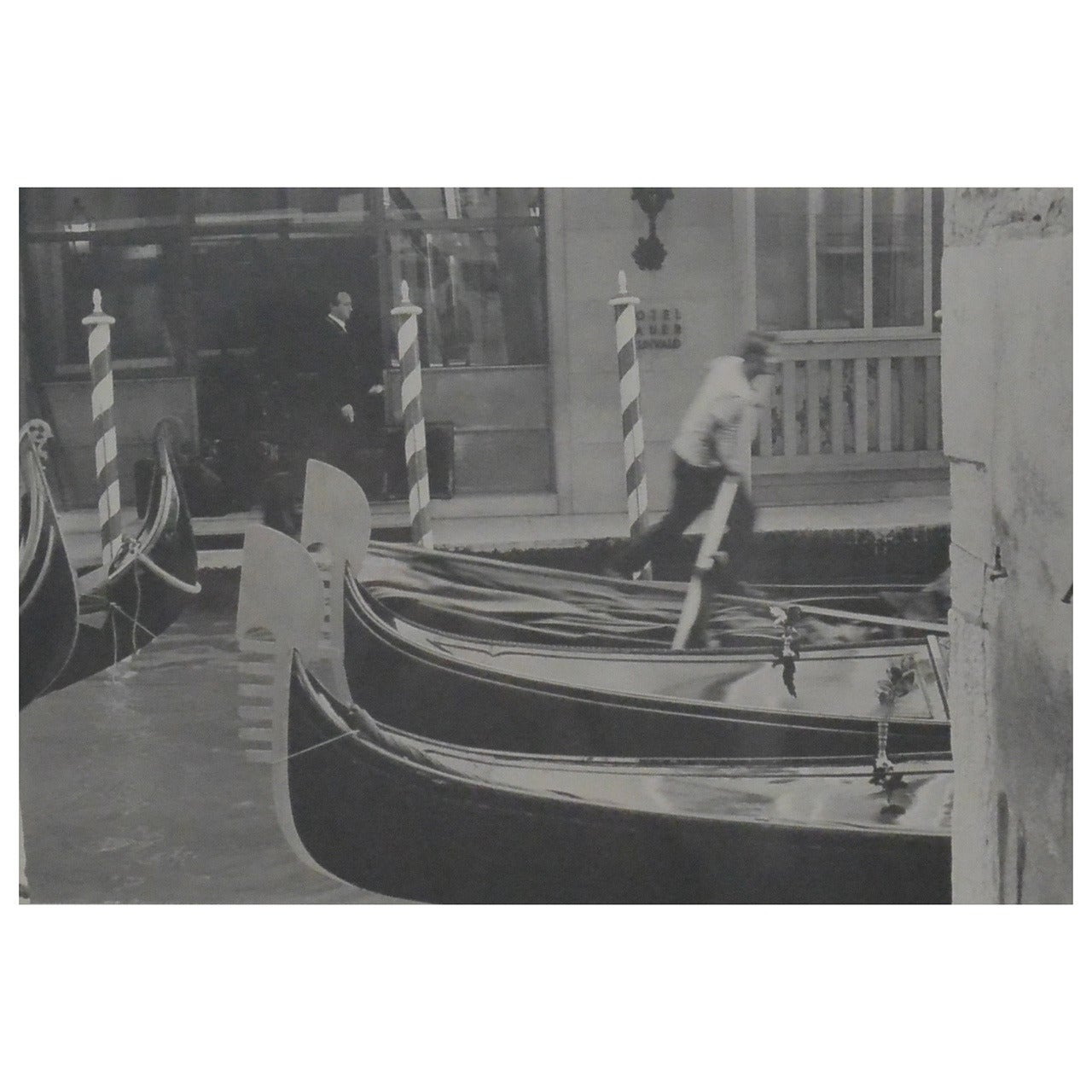 Vintage Original Photograph, Hotel Bauer Venice For Sale