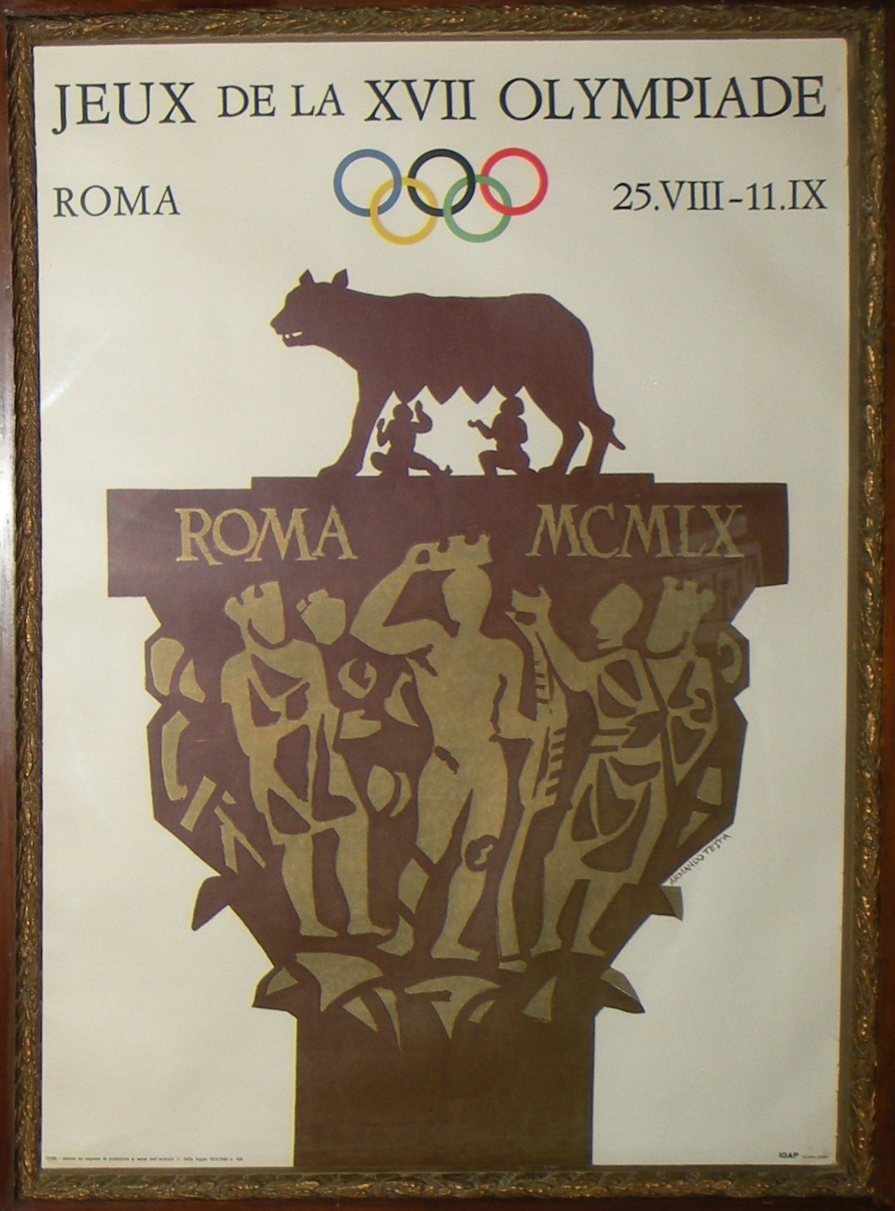 1960 olympics poster