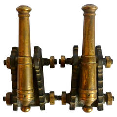 Antique Pair Model American Cannons