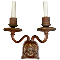 Etruscan Mask Sconce