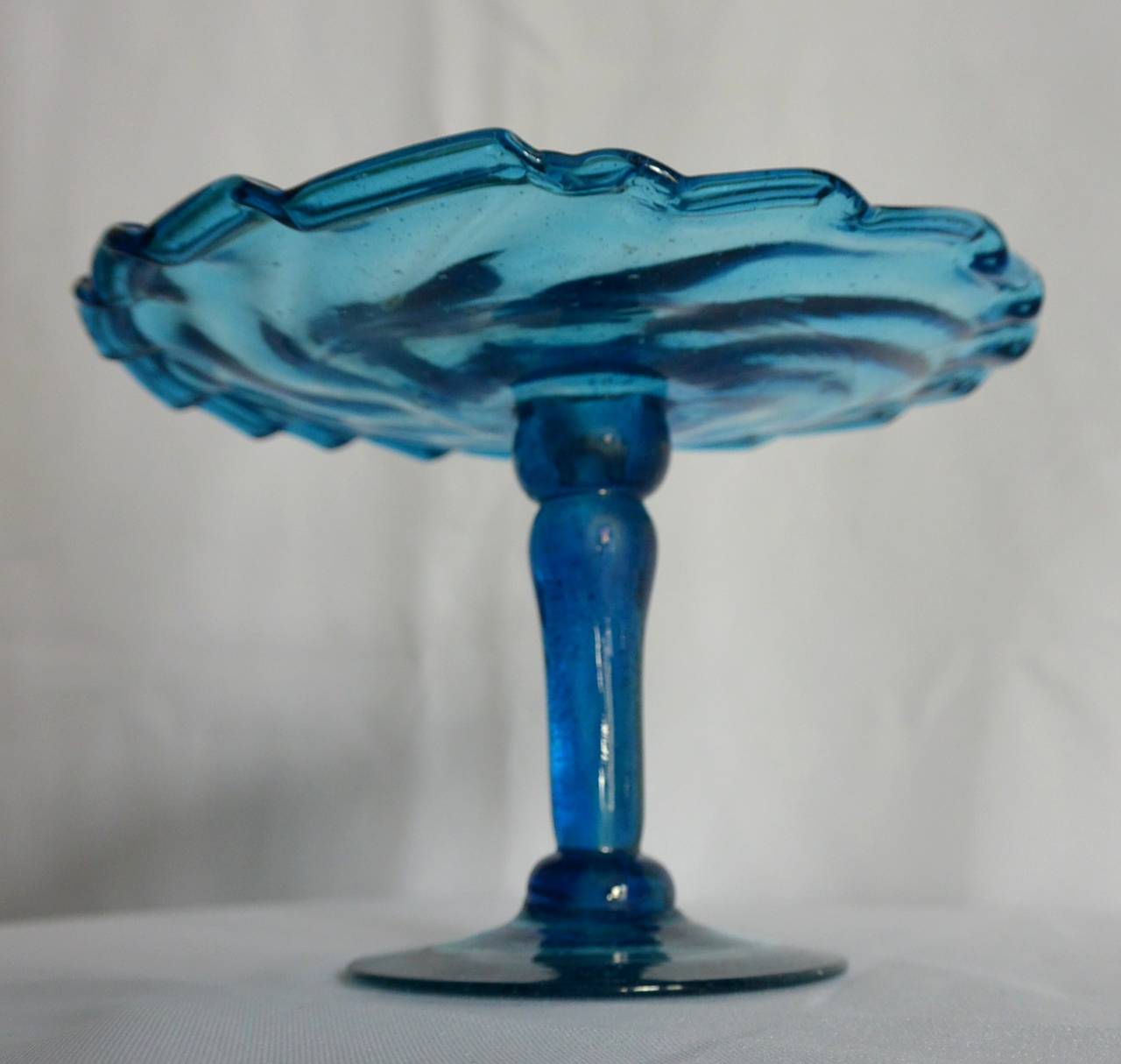 blue cupcake stand