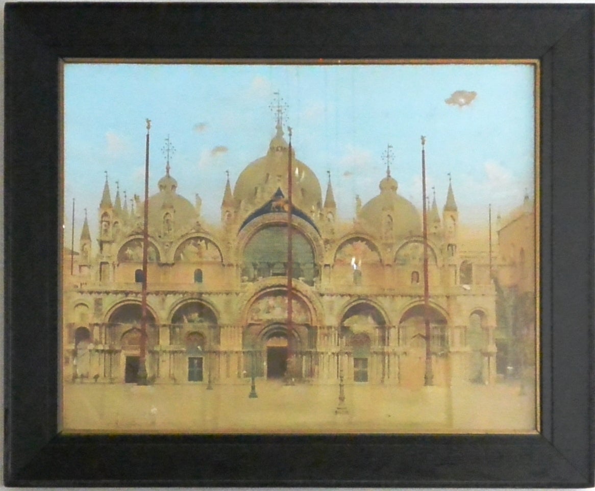 European Aquatint of St. Mark's in Venice For Sale